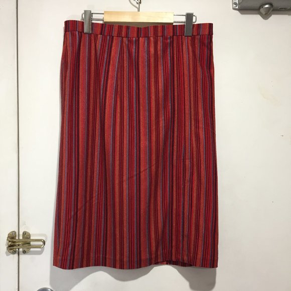 VINTAGE MIDI BELTED SKIRT SETS SIZE 40 - Picture 5 of 6